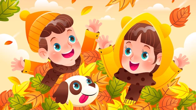 Командная детская игра «Осенняя эстафета»