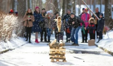 Забавные зимние игры для детей на снегу