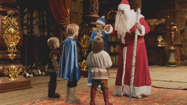 Видеопоздравление от Деда Мороза ребёнку (детям)